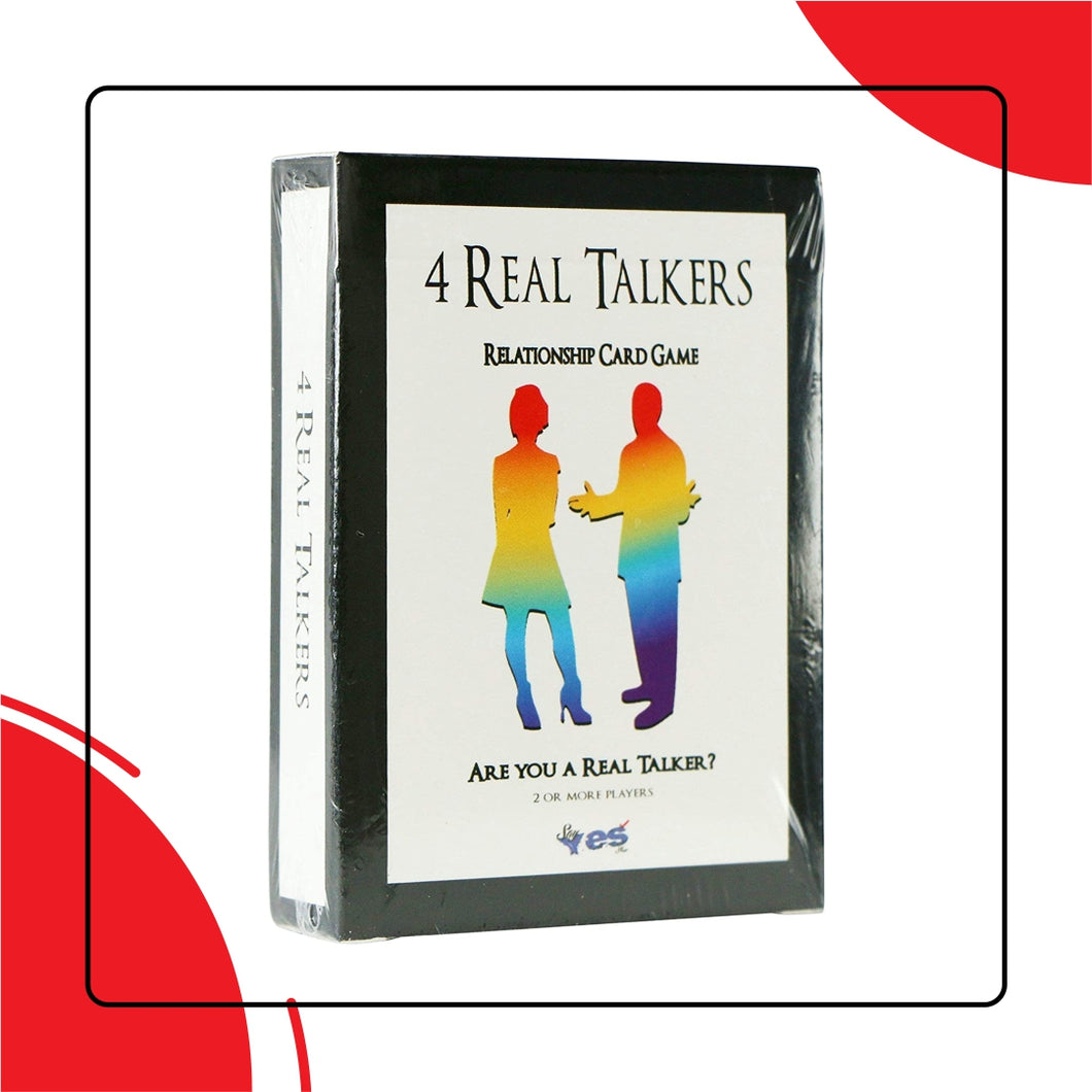 4 REAL TALKERS - Relationship Card Game & Party Game - 4 Real Talkers - Relationship Card Game