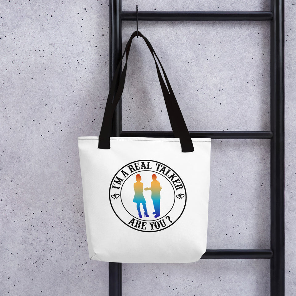 Real Talker Tote Bag - 4 Real Talkers - Relationship Card Game