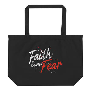 Faith Over Fear Tote Bag - 4 Real Talkers - Relationship Card Game