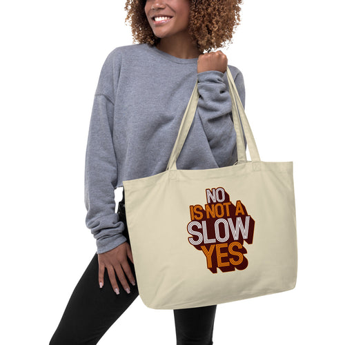 No Slow Yes Tote Bag - 4 Real Talkers - Relationship Card Game