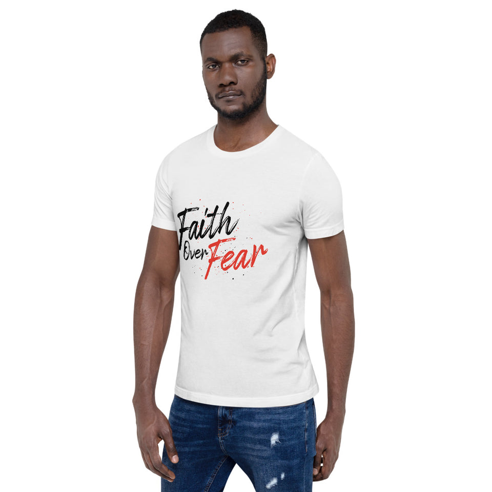 Faith Over Fear: Short-Sleeve T-Shirt - 4 Real Talkers - Relationship Card Game