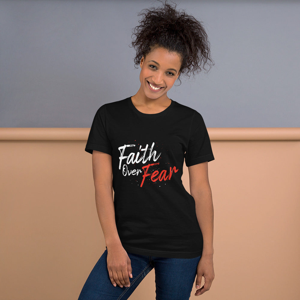 Faith Over Fear: Short-Sleeve T-Shirt - 4 Real Talkers - Relationship Card Game