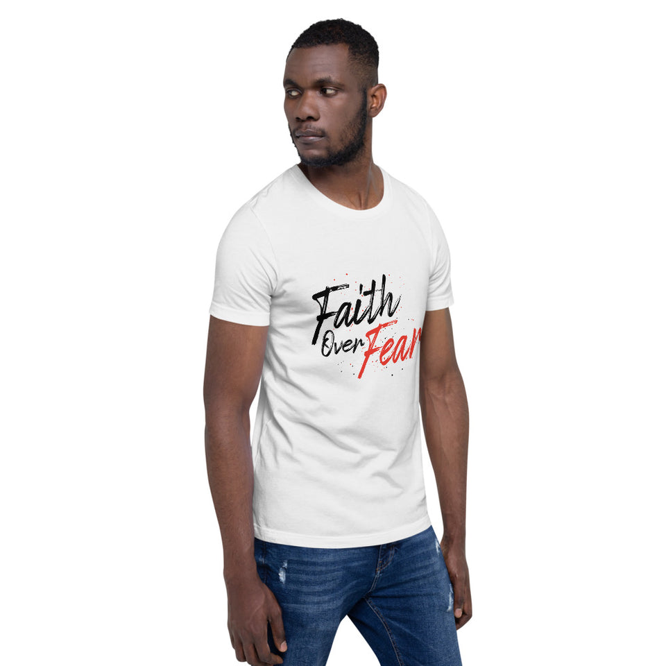 Faith Over Fear: Short-Sleeve T-Shirt - 4 Real Talkers - Relationship Card Game