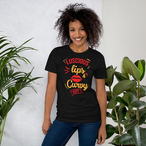 Luscious Lips & Curvy Hips: Short-Sleeve T-Shirt - 4 Real Talkers - Relationship Card Game