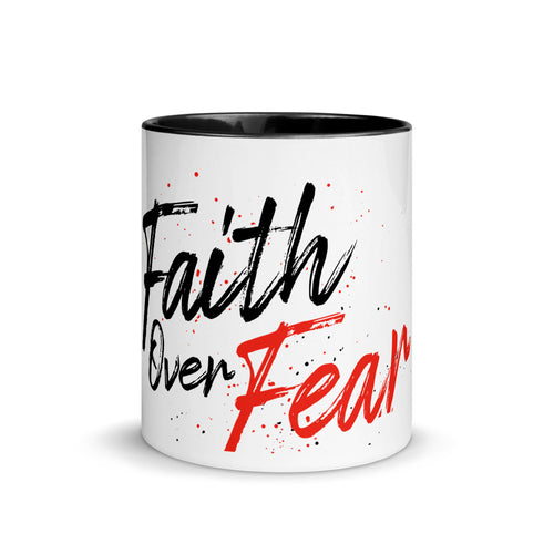 Faith Over Fear Mug - 4 Real Talkers - Relationship Card Game