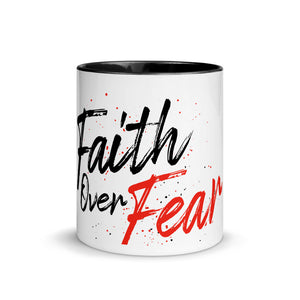 Faith Over Fear Mug - 4 Real Talkers - Relationship Card Game