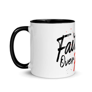 Faith Over Fear Mug - 4 Real Talkers - Relationship Card Game