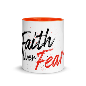 Faith Over Fear Mug - 4 Real Talkers - Relationship Card Game