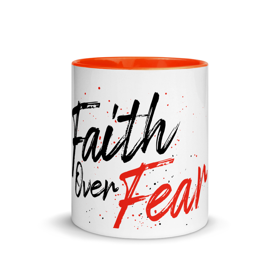 Faith Over Fear Mug - 4 Real Talkers - Relationship Card Game