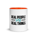People Say Real Things Mug - 4 Real Talkers - Relationship Card Game