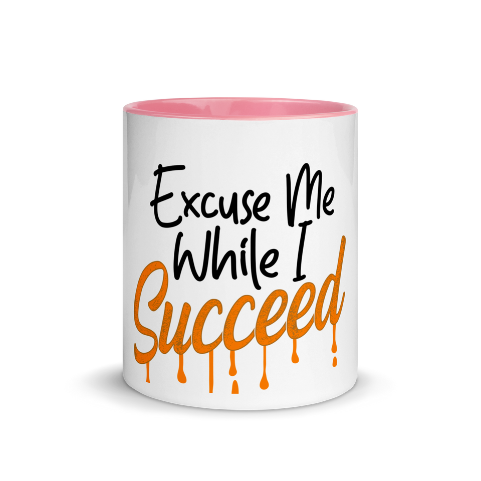 Excuse Me While Succeed Mug - 4 Real Talkers - Relationship Card Game