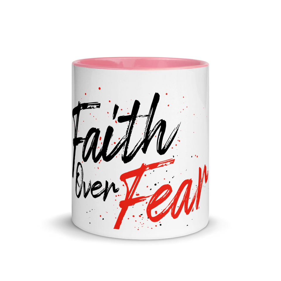 Faith Over Fear Mug - 4 Real Talkers - Relationship Card Game