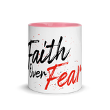 Faith Over Fear Mug - 4 Real Talkers - Relationship Card Game