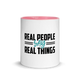 People Say Real Things Mug - 4 Real Talkers - Relationship Card Game